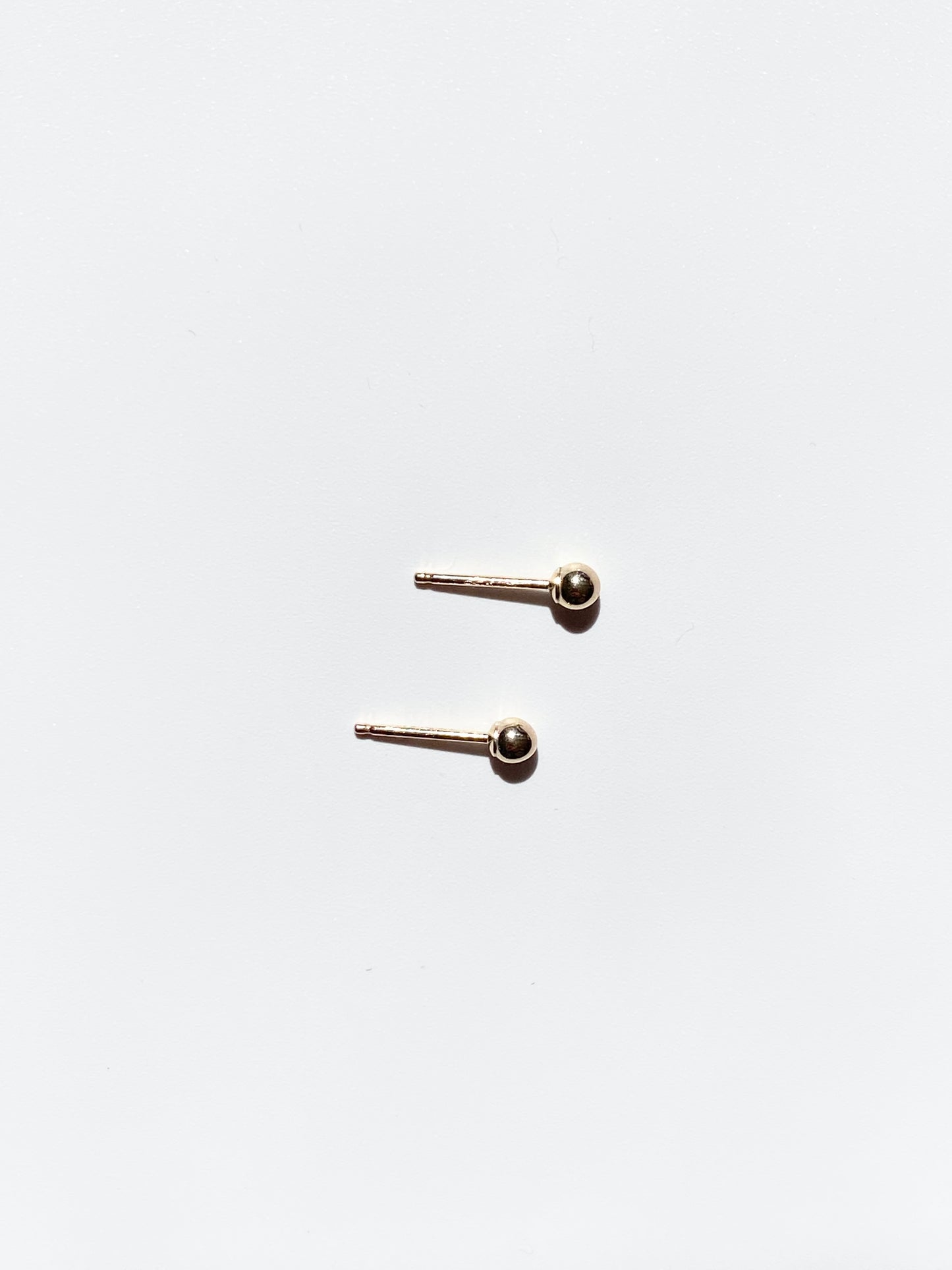 Mini Ball Chain Stud Earrings