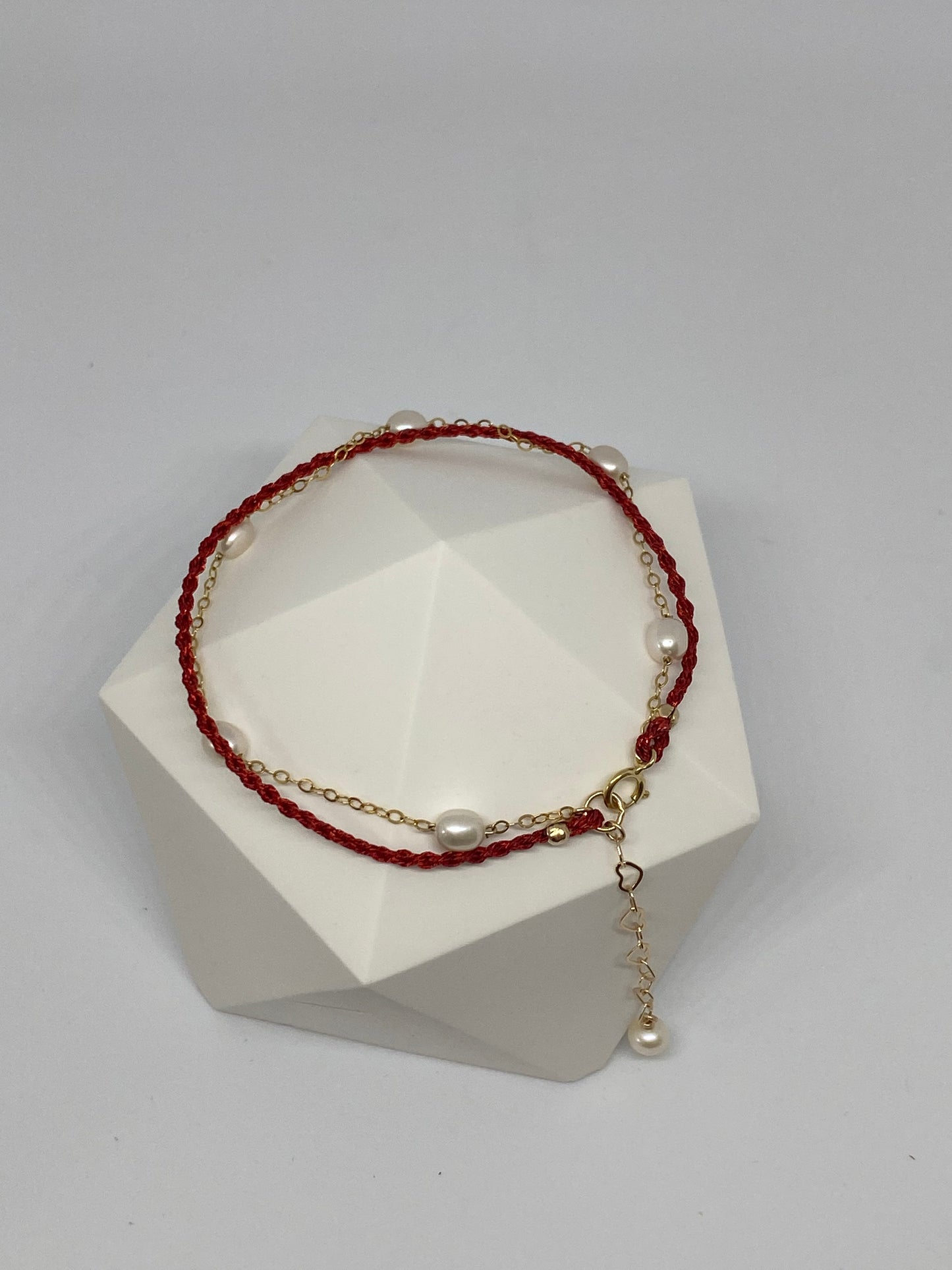 Different Textures Double Layers Bracelet