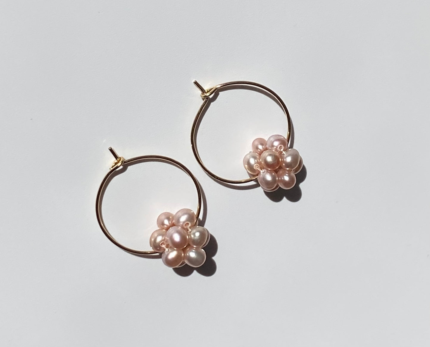Pearl Hoop Earrings
