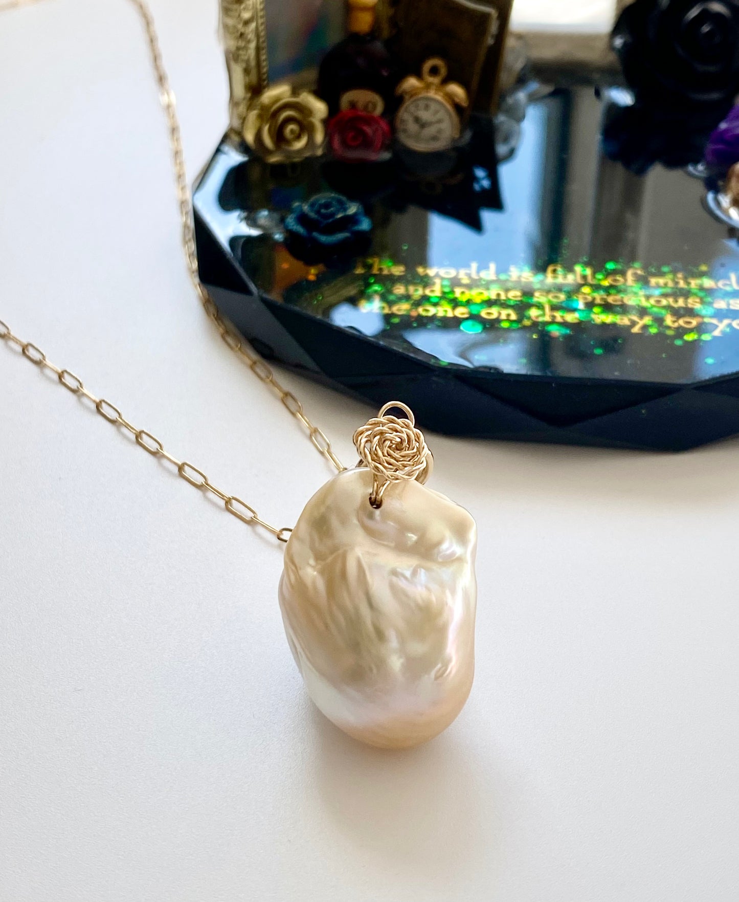 Baroque Pearl Pendant Necklace