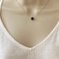 Black Spinel Ball Necklace