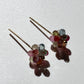 Multicolored Sapphire Ball Stud Earrings