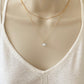 Blue Flash Moonstone Pendant Necklace