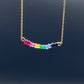 Rainbow Sapphire Necklace