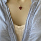 Ruby Pendant Necklace