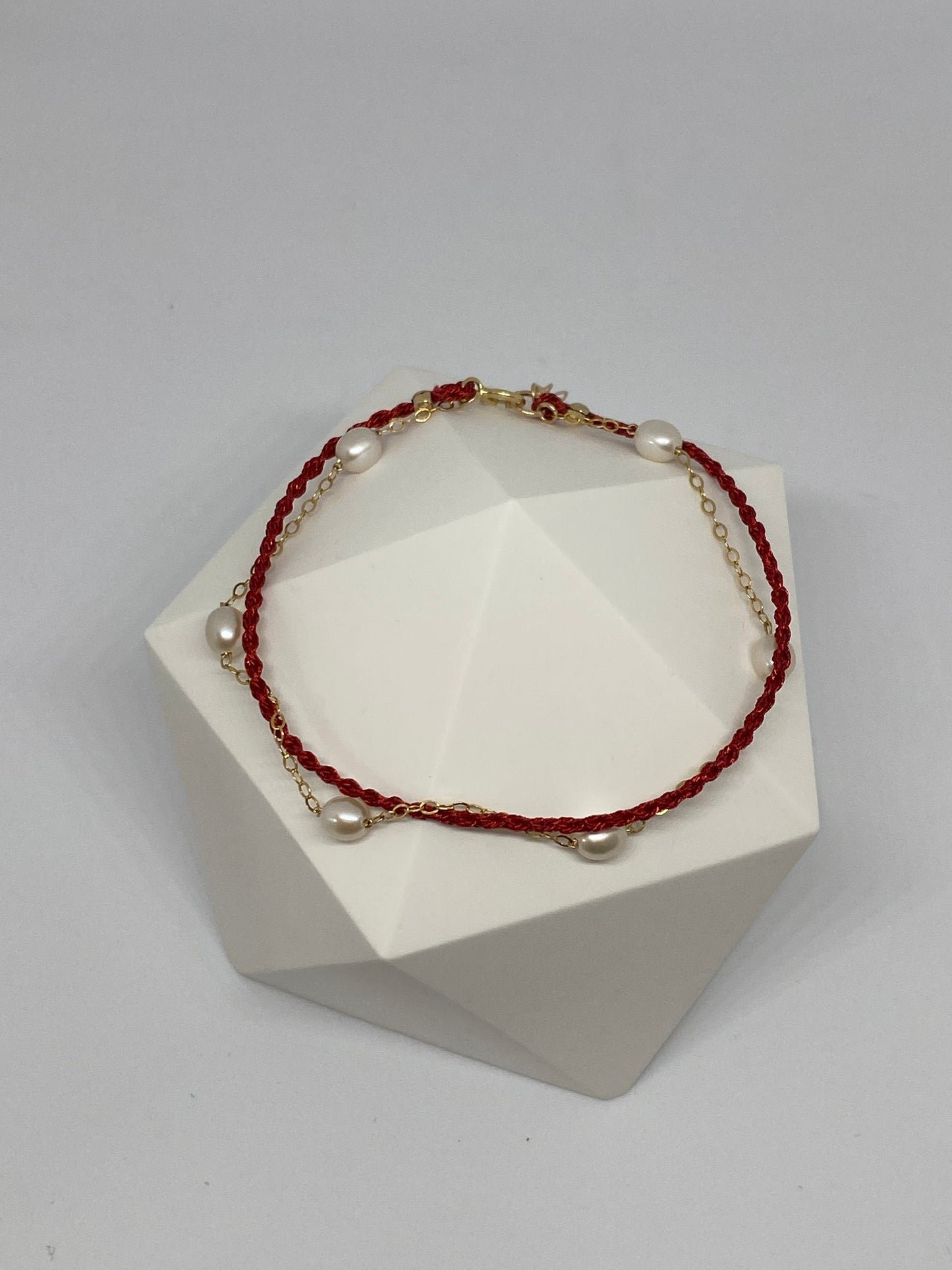 Different Textures Double Layers Bracelet