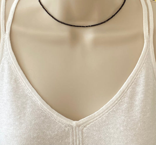 Mini Black Spinel Choker