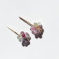 Multicolored Sapphire Ball Stud Earrings