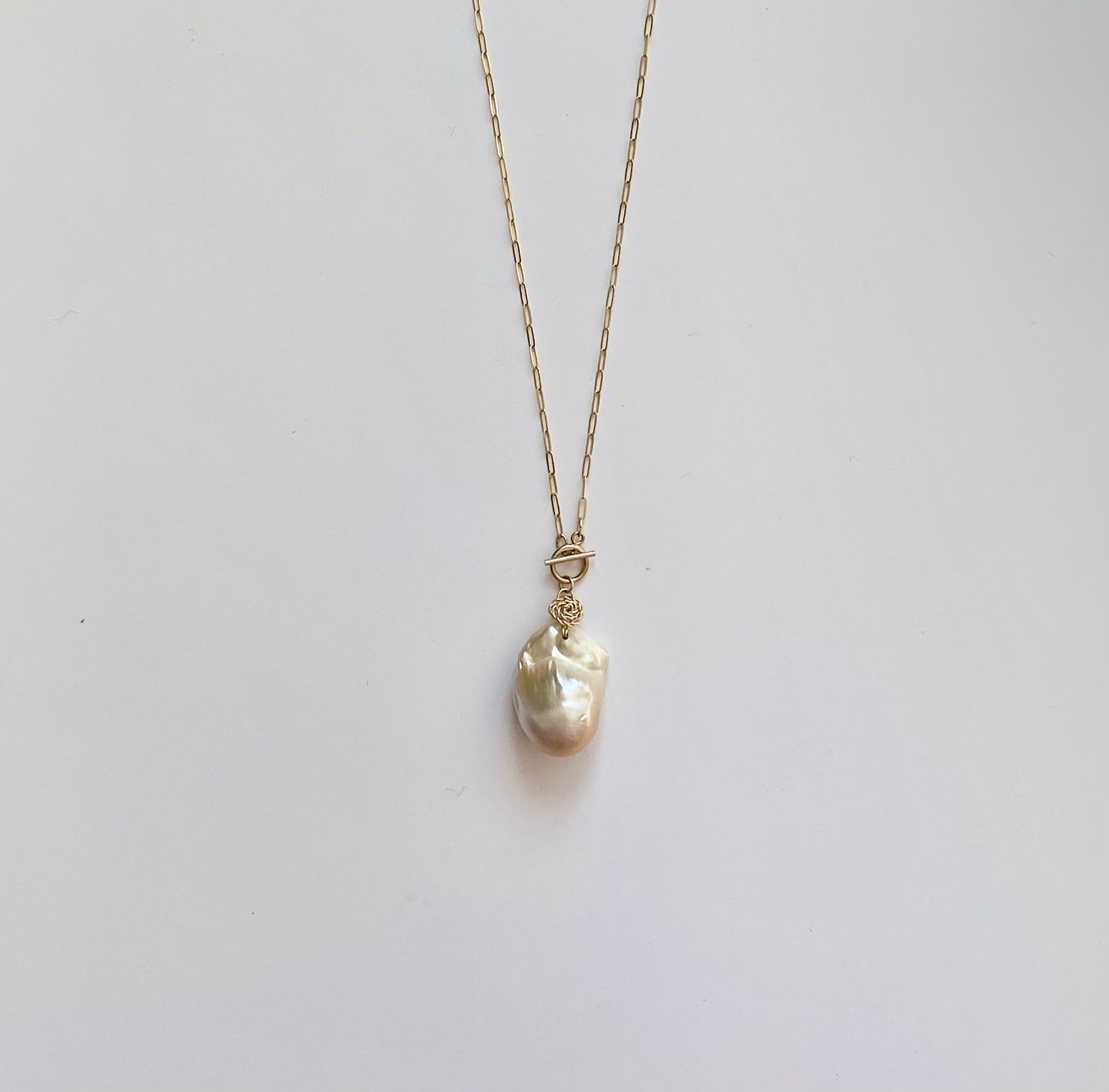 Baroque Pearl Pendant Necklace