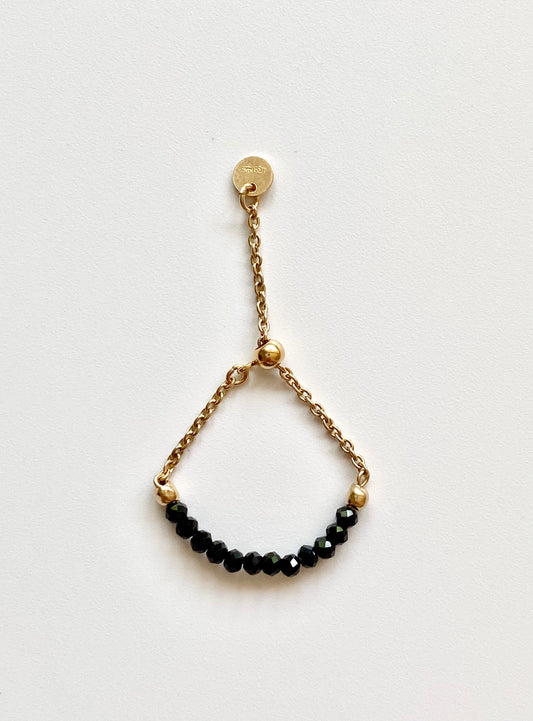 Black Spinel Ring