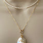 Baroque Pearl Pendant Necklace