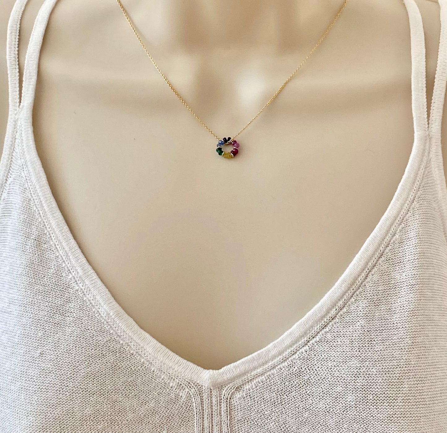 Rainbow Colour Necklace